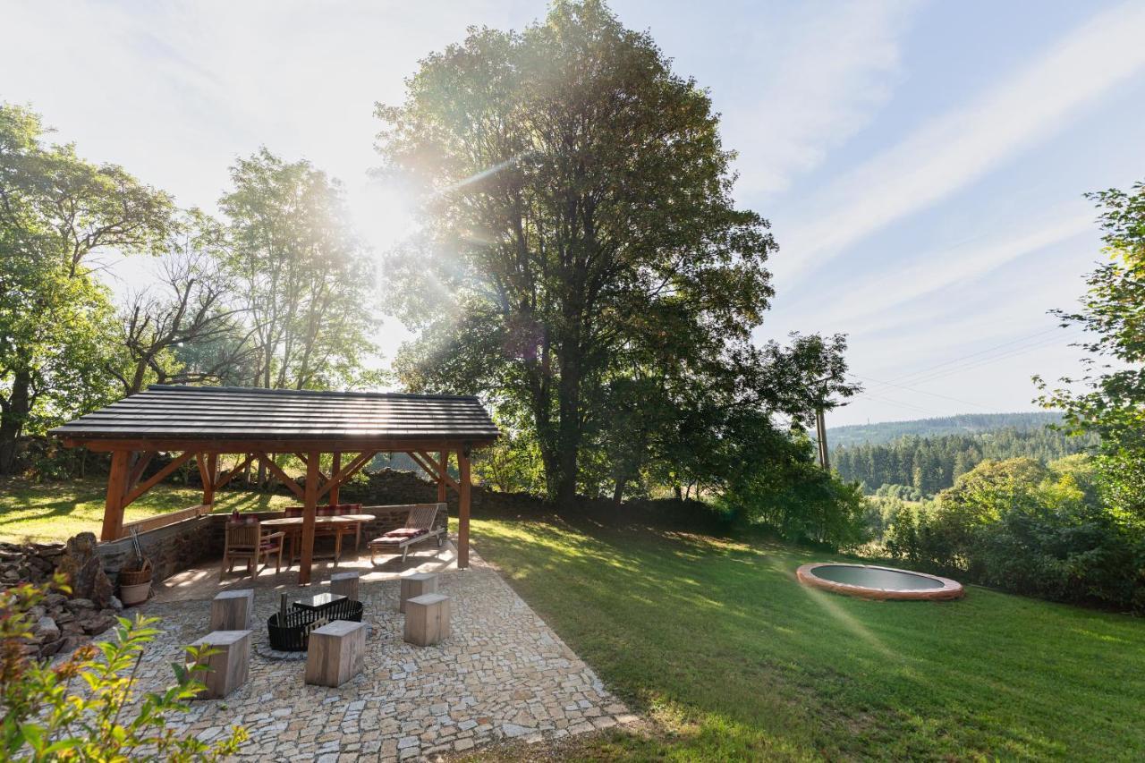 Villa Moderni Sumavska Roubenka S Vyhledem Na Boubin Vimperk Esterno foto