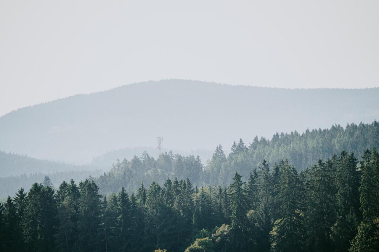 Villa Moderni Sumavska Roubenka S Vyhledem Na Boubin Vimperk Esterno foto