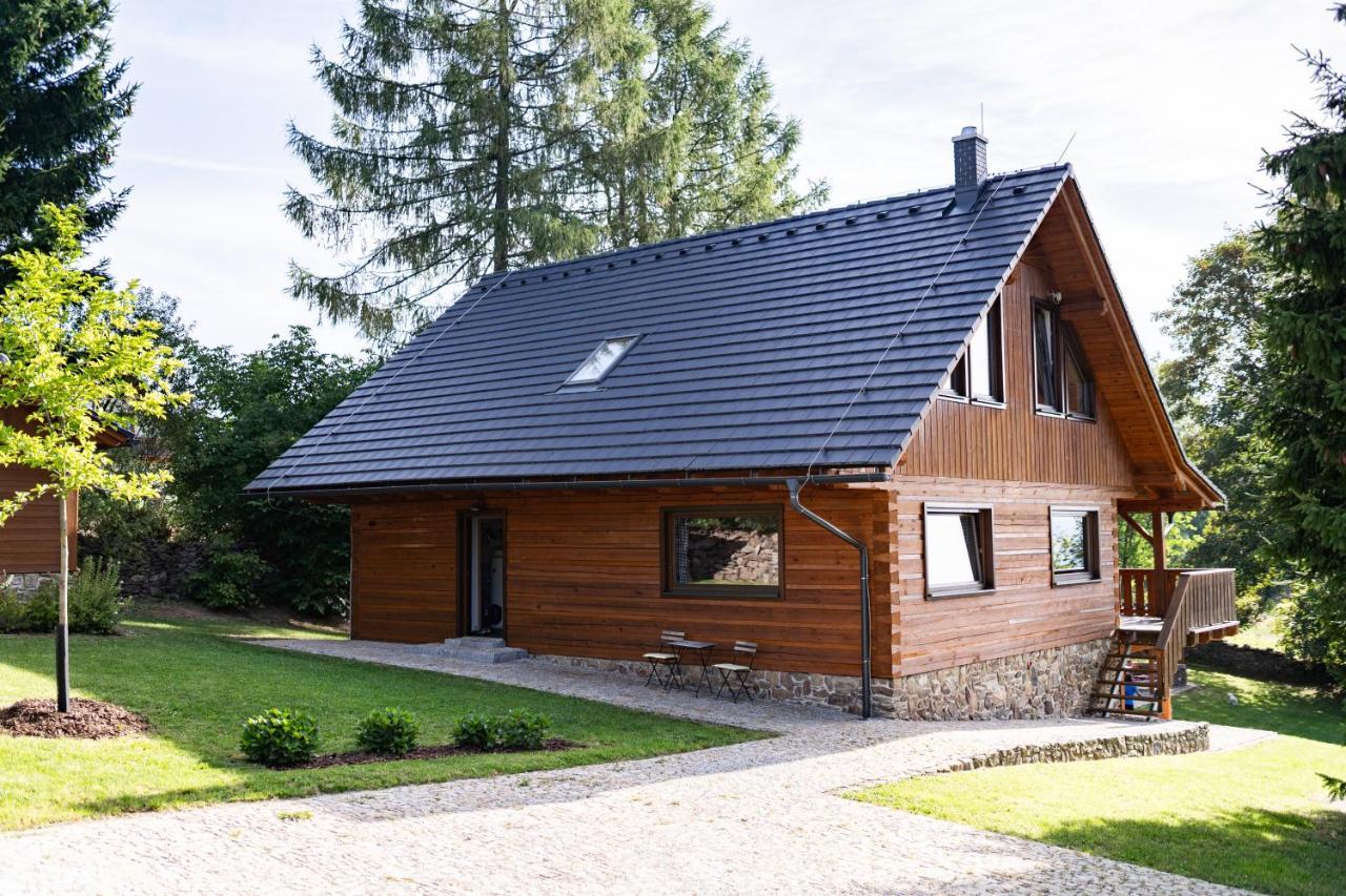 Villa Moderni Sumavska Roubenka S Vyhledem Na Boubin Vimperk Esterno foto